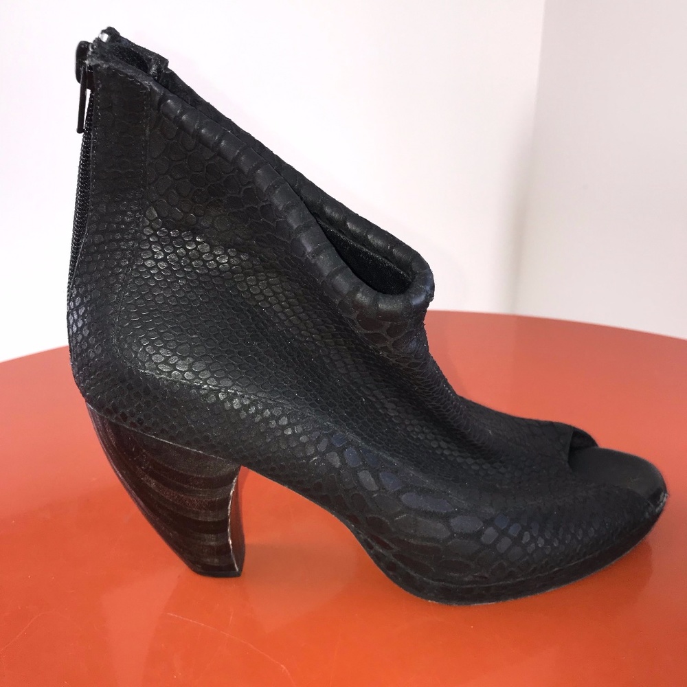 Calleen Cordero Ankle Boots Peep Toe with her signature details.